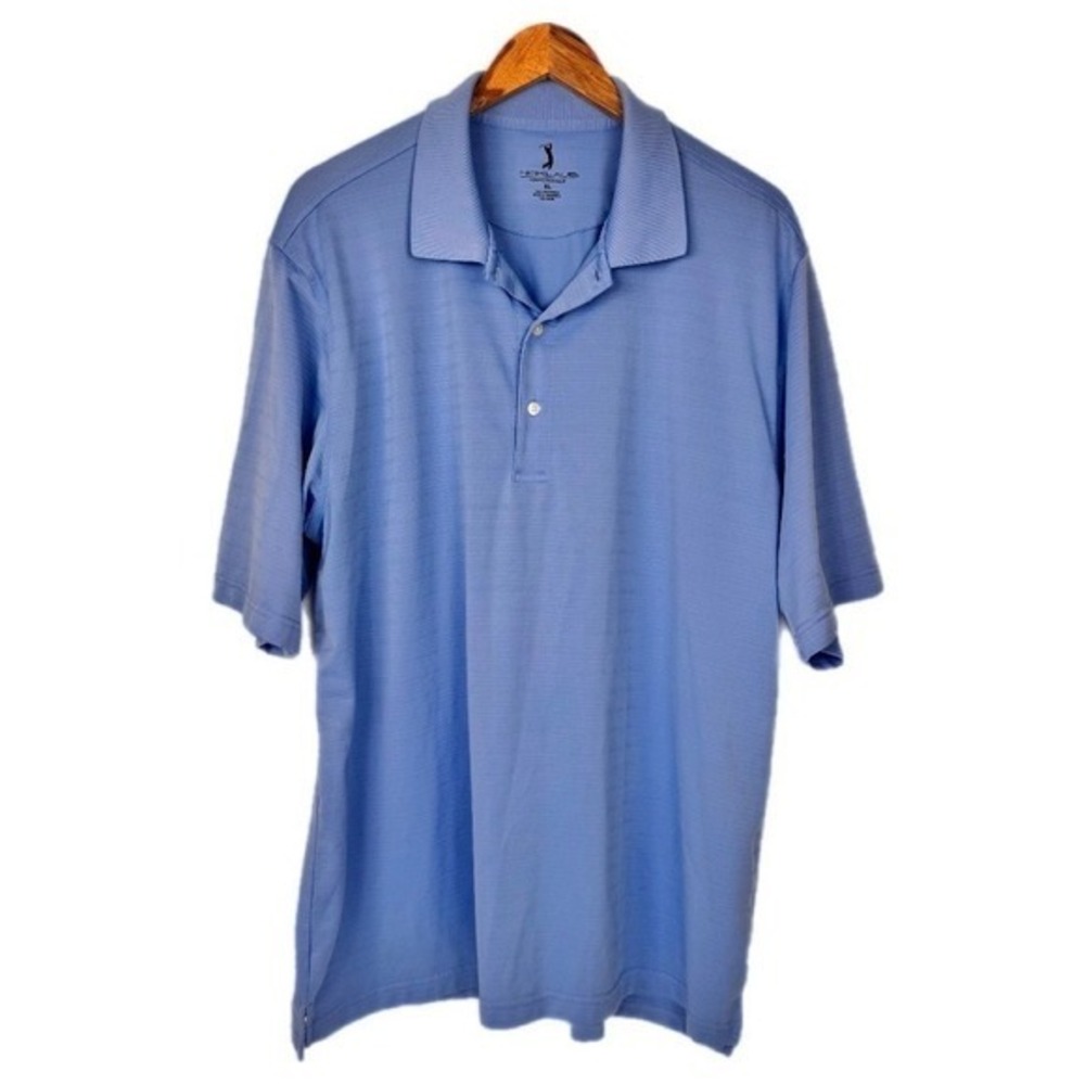 Nicklaus Performance Polo Shirt Men‎ XL Blue Short Sleeve Golf Athletic RN106523
